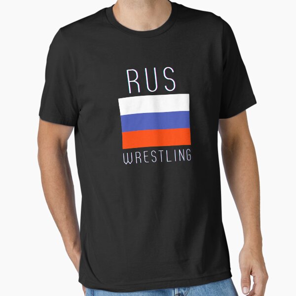 Item preview, RUS Flag Pride Russia Wrestling USSR Wrestler Athlete Gift designed and sold by trendo.