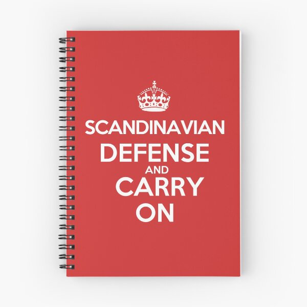 Item preview, Scandinavian Defense and Carry On - Chess opening T-Shirt designed and sold by edygun.