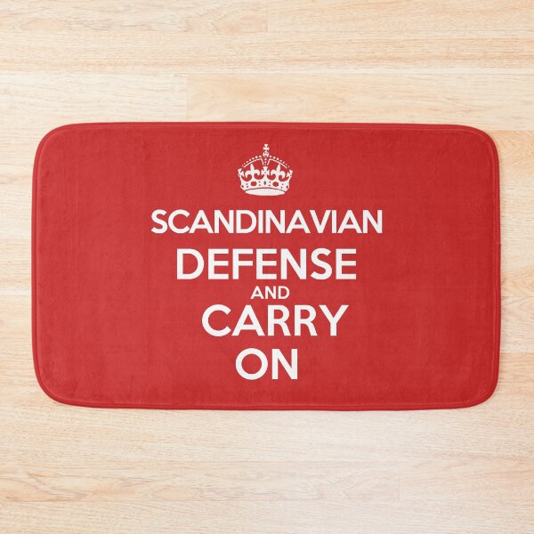 Item preview, Scandinavian Defense and Carry On - Chess opening T-Shirt designed and sold by edygun.