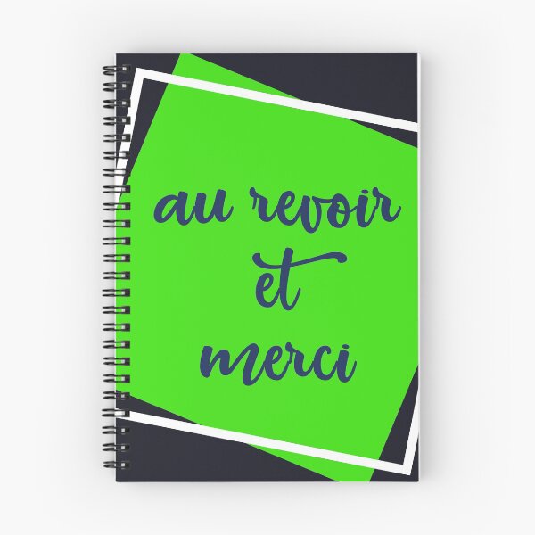 Item preview, Aurevoir et merci white border designed and sold by urban-color.