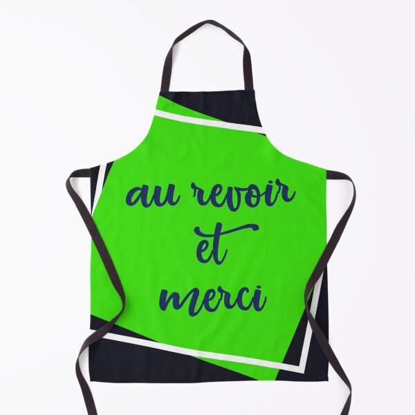 Item preview, Aurevoir et merci white border designed and sold by urban-color.