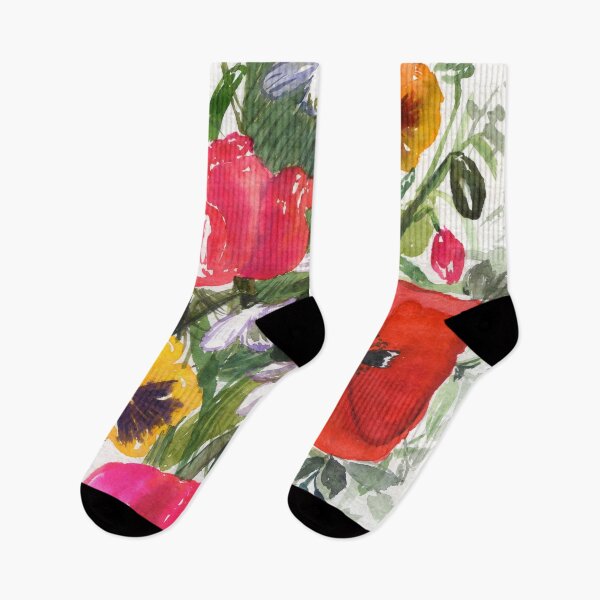 Item preview, pansy and poppy designed and sold by kosarandrea.