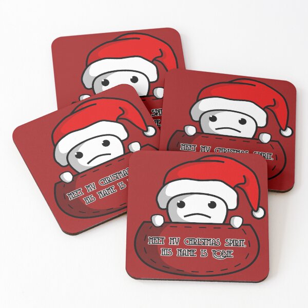 Item preview, Christmas with Tobie in red designed and sold by MaesterAemon.