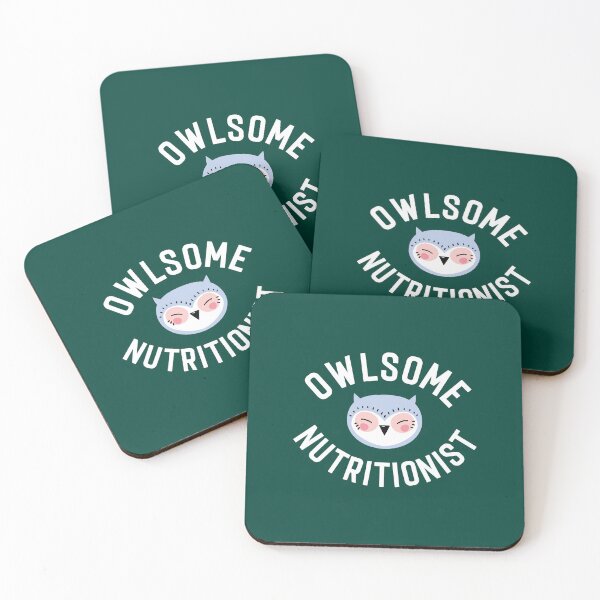 Item preview, Owlsome Nutritionist Pun - Funny Gift Idea designed and sold by betternotes.