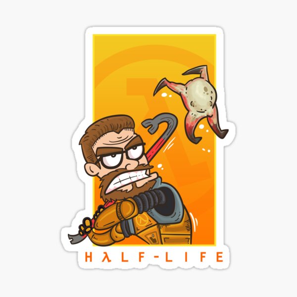 Half life Freeman Pegatina