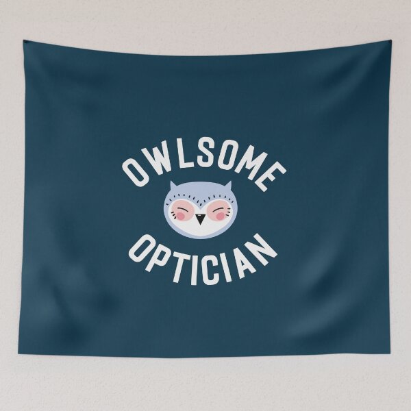 Item preview, Owlsome Optician Pun - Funny Gift Idea designed and sold by betternotes.