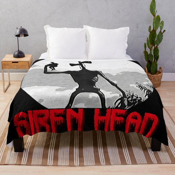 Siren Head Throw Blanket