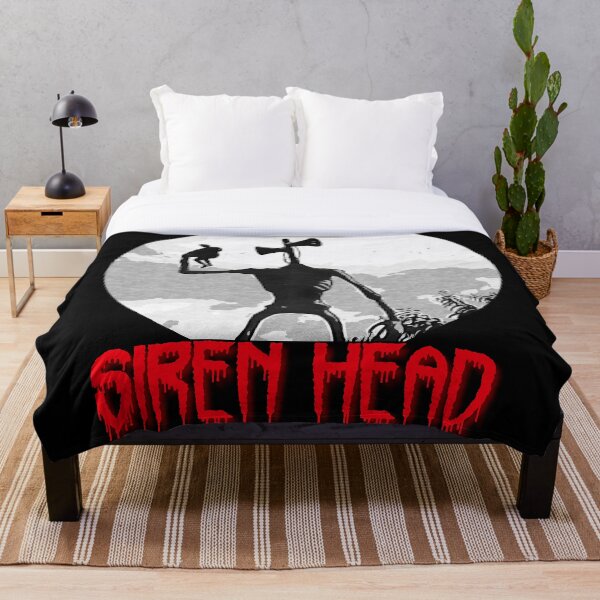 Siren Head Throw Blanket