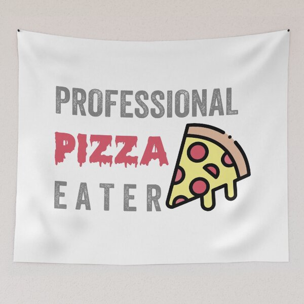 Item preview, professional pizza eater foodie designed and sold by Ashi17.