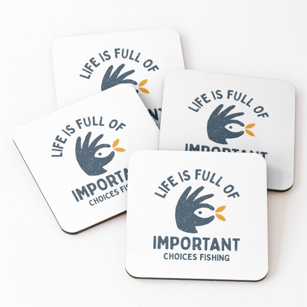 Item preview, Life Is Full Of Important Choices Fishing designed and sold by sundayshapes.