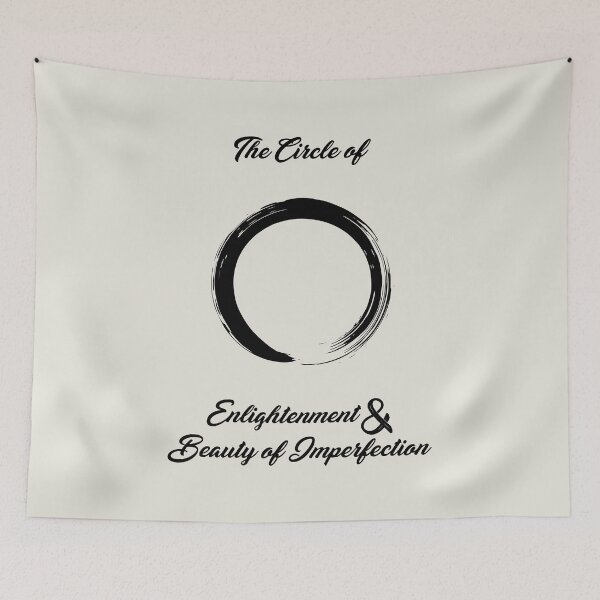 Item preview, the circle of enlightenment and beauty of imperfection designed and sold by RSDigitalPrintDesign.