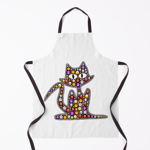 Item preview, Beautiful and Scary Cat with Emojis designed and sold by Shekevara.