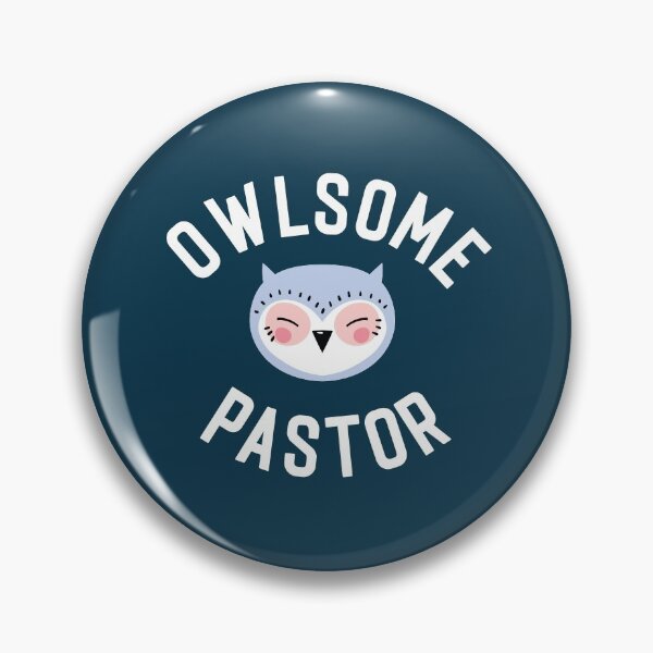Artikelvorschau, Owlsome Pastor Pun - Funny Gift Idea entworfen und verkauft von betternotes.