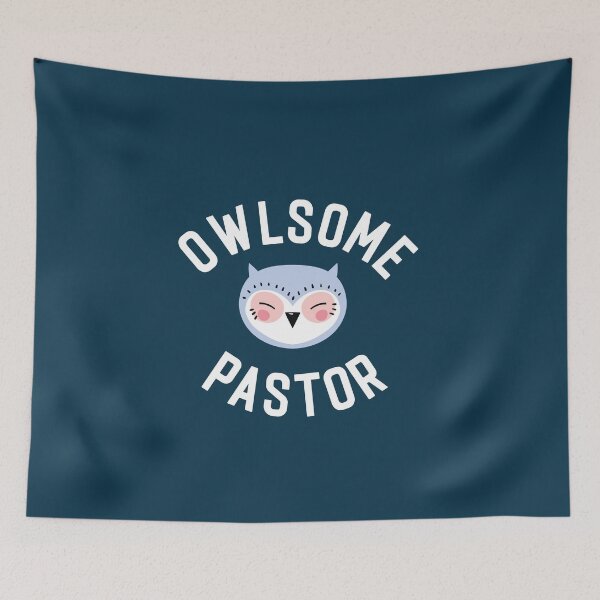 Item preview, Owlsome Pastor Pun - Funny Gift Idea designed and sold by betternotes.