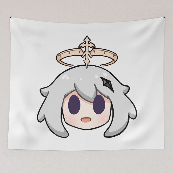 Artikelvorschau, Genshin Impact Paimon Chibi Kopf entworfen und verkauft von Morcawork.