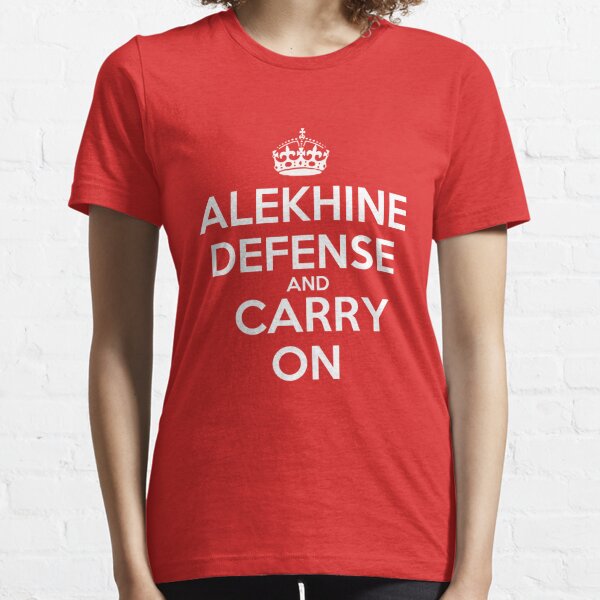 Alekhine's Defense Chess T-Shirt – Zero Blunders