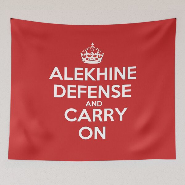 Item preview, Alekhine Defense and Carry On - Chess opening T-Shirt designed and sold by edygun.