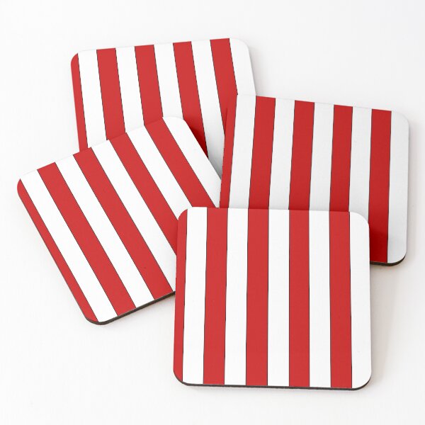 Item preview, Retro red & white striped team colours designed and sold by NiceEggThreads.