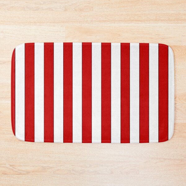 Item preview, Retro red & white striped team colours designed and sold by NiceEggThreads.
