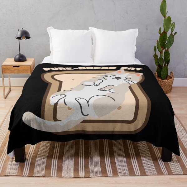 Item preview, Pure-Bread Cat Purebred Feline Perfect Gift for Cat Owners and Cat Lovers Cat on a Piece of Toast designed and sold by Nathalie Aynié.