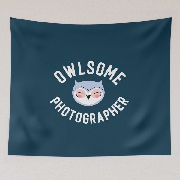 Item preview, Owlsome Photographer Pun - Funny Gift Idea designed and sold by betternotes.