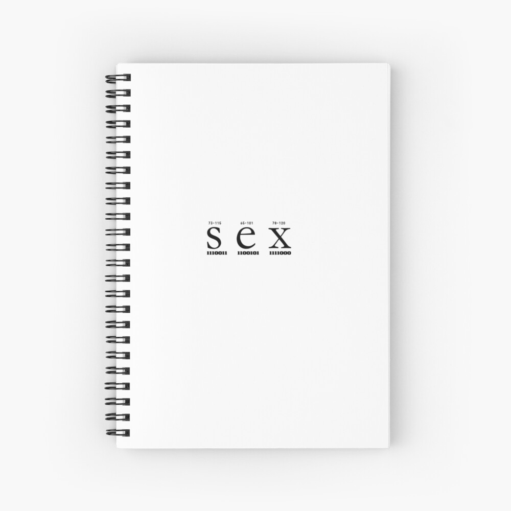 Sex Spiral Notebook For Sale By Quietmole Redbubble