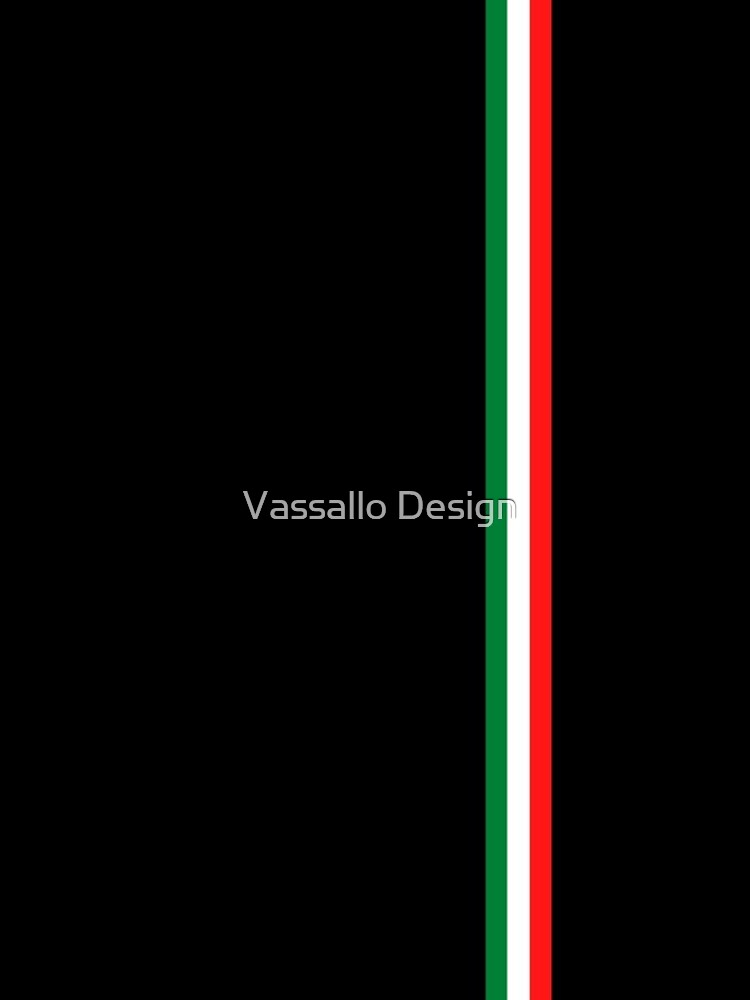 Minimalist Italian Flag (Italy) by VassalloDesigns