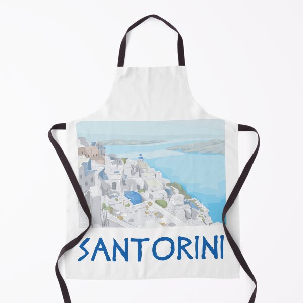Item preview, Santorini Gem of the Aegean Sea Cyclades Greece designed and sold by Hoiho Adventure Shirts.