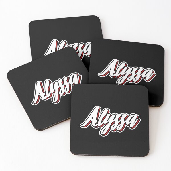 Item preview, Alyssa first name - hand lettering design designed and sold by sulies.