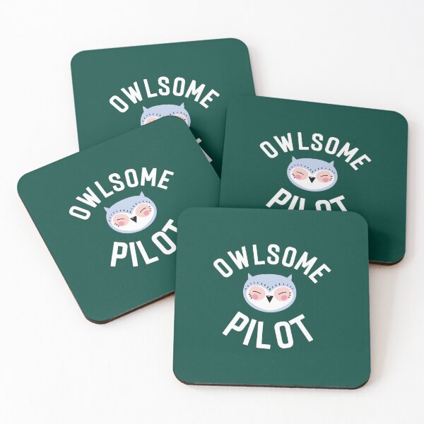 Item preview, Owlsome Pilot Pun - Funny Gift Idea designed and sold by betternotes.
