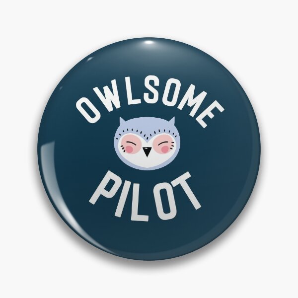 Item preview, Owlsome Pilot Pun - Funny Gift Idea designed and sold by betternotes.