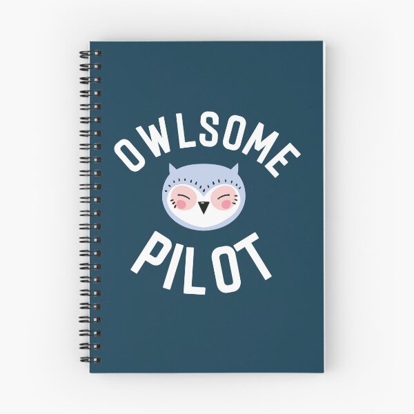 Item preview, Owlsome Pilot Pun - Funny Gift Idea designed and sold by betternotes.