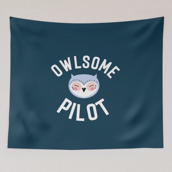 Item preview, Owlsome Pilot Pun - Funny Gift Idea designed and sold by betternotes.