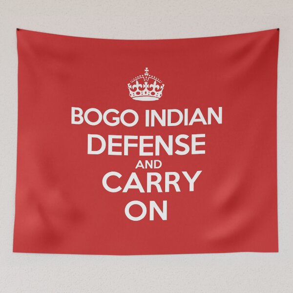 Item preview, Bogo Indian Defense and Carry On - Chess opening T-Shirt designed and sold by edygun.