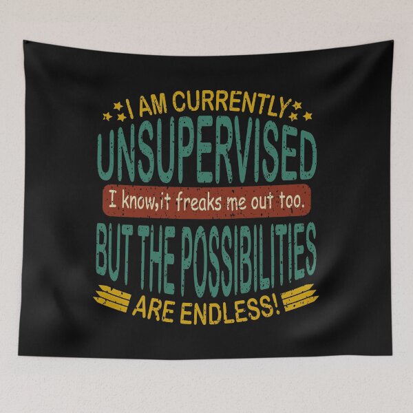 Item preview, I Am Currently Unsupervised designed and sold by YAHIA-14.