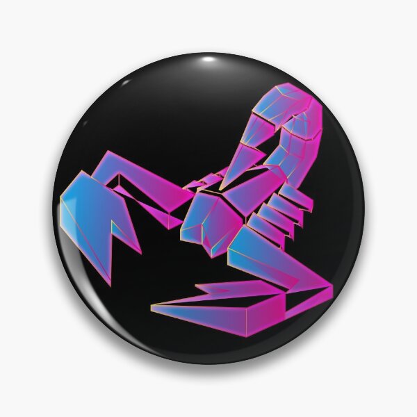 Item preview, 3D Abarth Scorpion - Vapor-wave ON dark designed and sold by abarthshop.