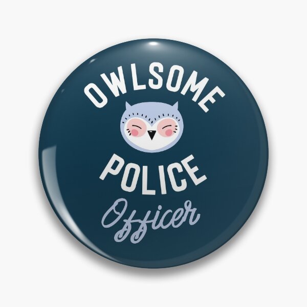 Item preview, Owlsome Police Officer Pun - Funny Gift Idea designed and sold by betternotes.