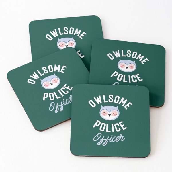 Item preview, Owlsome Police Officer Pun - Funny Gift Idea designed and sold by betternotes.