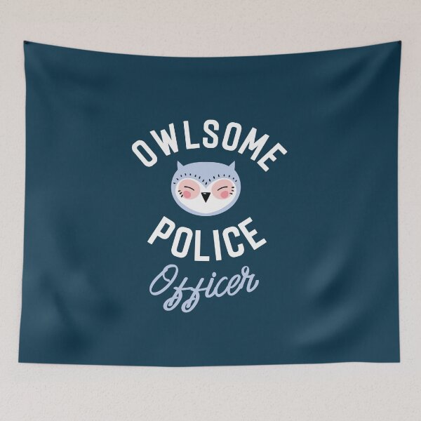 Item preview, Owlsome Police Officer Pun - Funny Gift Idea designed and sold by betternotes.
