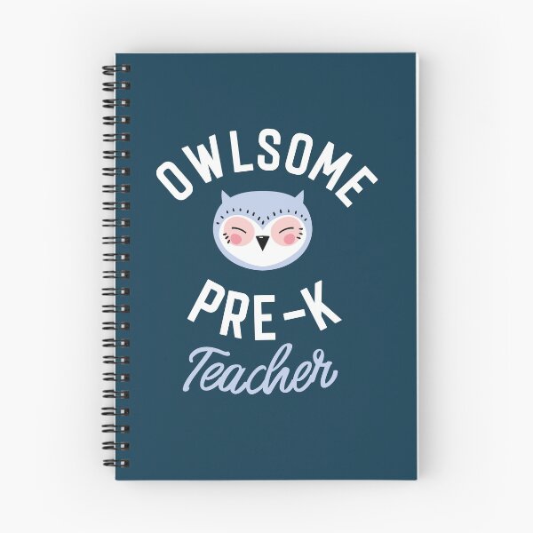 Artikelvorschau, Owlsome Pre-K Teacher Pun - Funny Gift Idea entworfen und verkauft von betternotes.