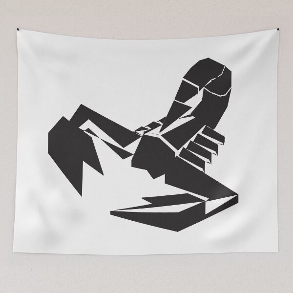 Item preview, Abstract-Lite Abarth Scorpion - Black designed and sold by abarthshop.