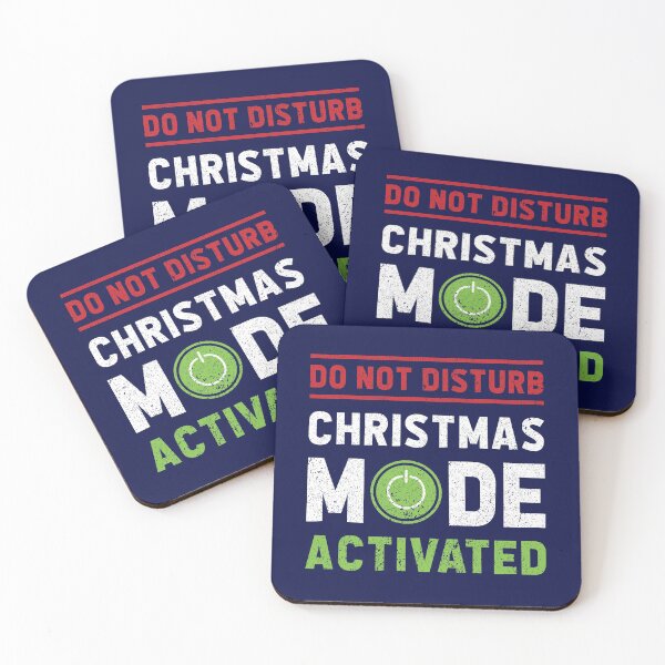 Item preview, CHRISTMAS MODE ACTIVATED (Funny Gamer slogan)- navy blue  designed and sold by HeraAndKosmos.