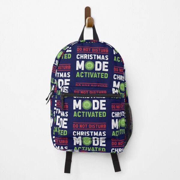 Item preview, CHRISTMAS MODE ACTIVATED (Funny Gamer slogan)- navy blue designed and sold by HeraAndKosmos.