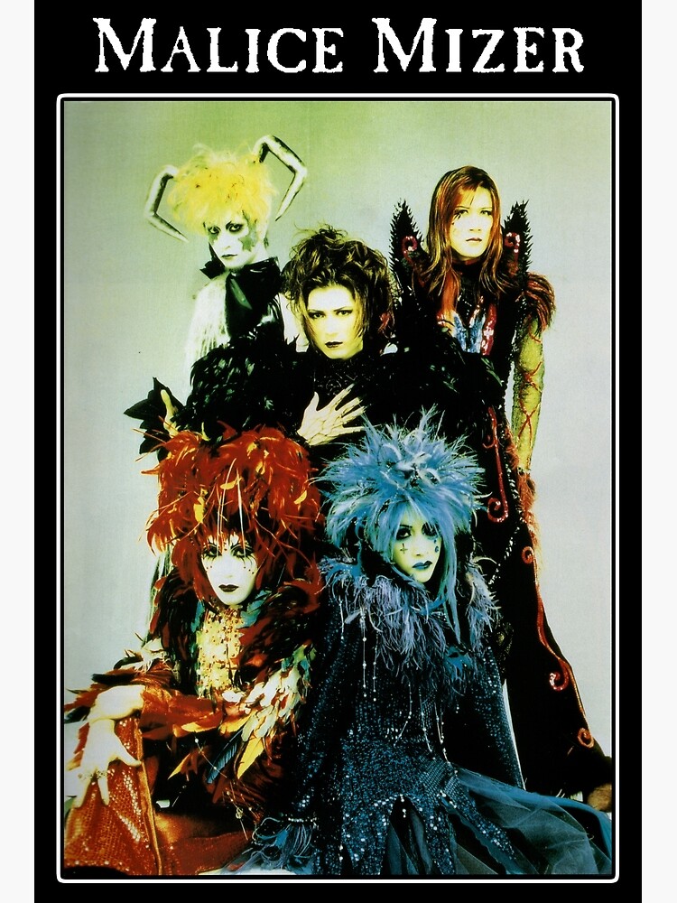 Discover MALICE MIZER - merveilles Era Band Picture (Visual kei J-rock band with Gackt & Mana) Premium Matte Vertical Poster