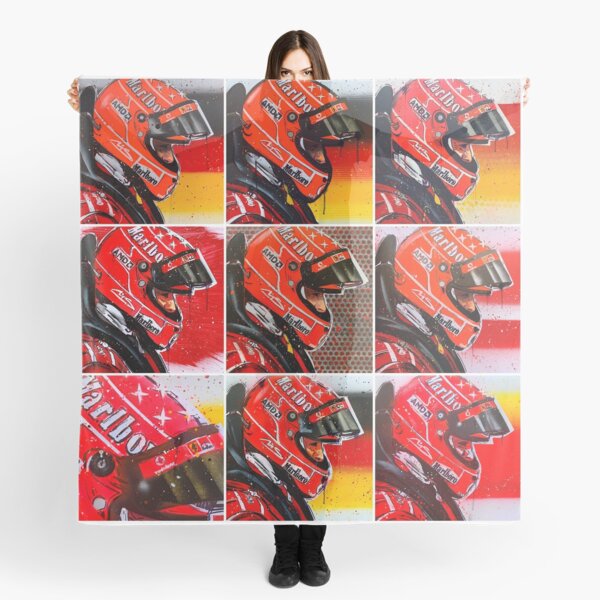 Michael Schumacher graffiti painting by DRAutoArt Scarf