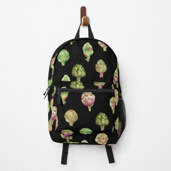 Item preview, Artichoke on black watercolor pattern designed and sold by AnjeseAnna.