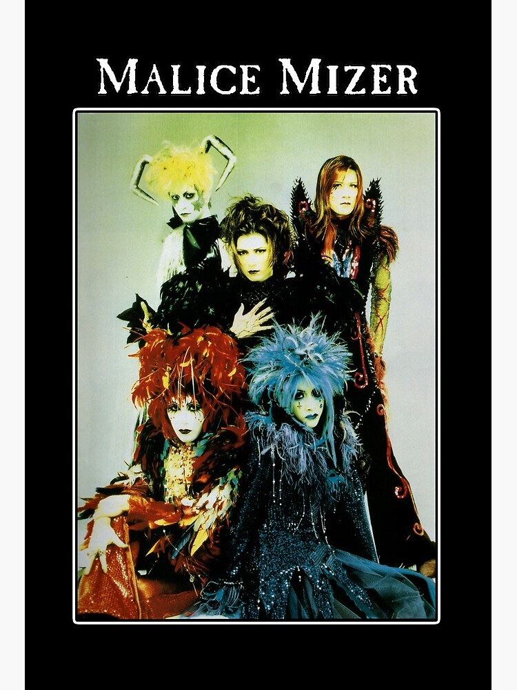 Malice Mizer Merveilles Era Band Picture Visual Kei J Rock Band With Gackt Mana Art Board Print By Cantavanda Rose Redbubble