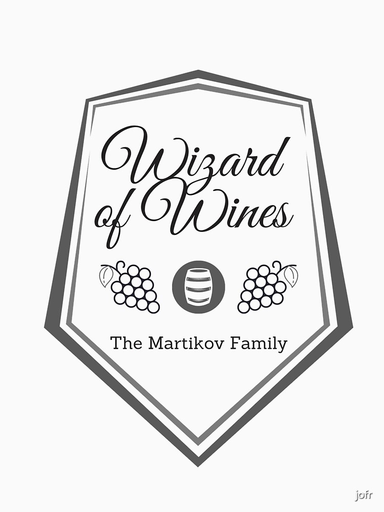 "Wizard of Wines" Tshirt by jofr Redbubble