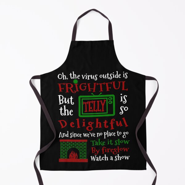 Item preview, Oh the Virus Outside is Frightful, But the Telly is so Delightful designed and sold by WeaveTrumpet.