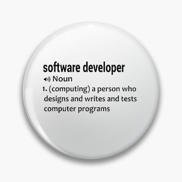 Item preview, funny software developer definition gift  designed and sold by ZORO MAZE.